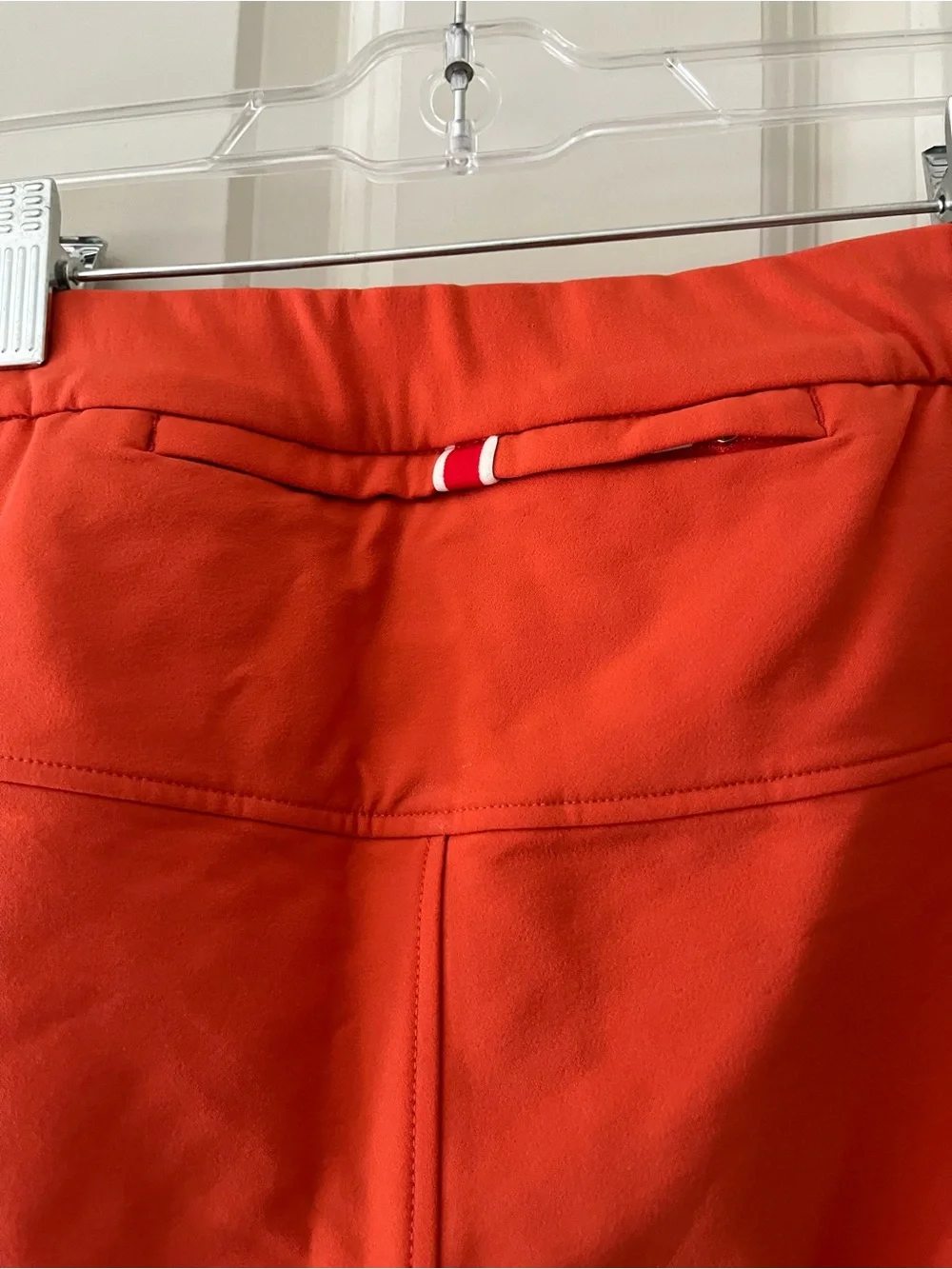 Men's Tracksmith Orange Longfellow Running Shorts  stretch size XL activewear
